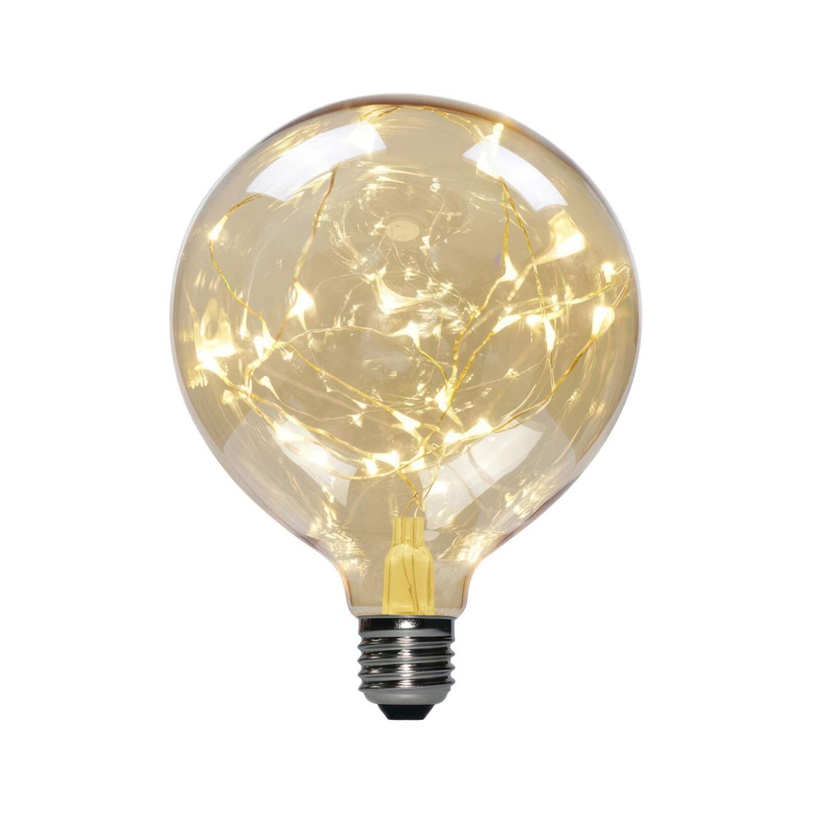 S04 LED Thousand Lights Globe Bulb, G125 1.5W 50LM E27 2200K
