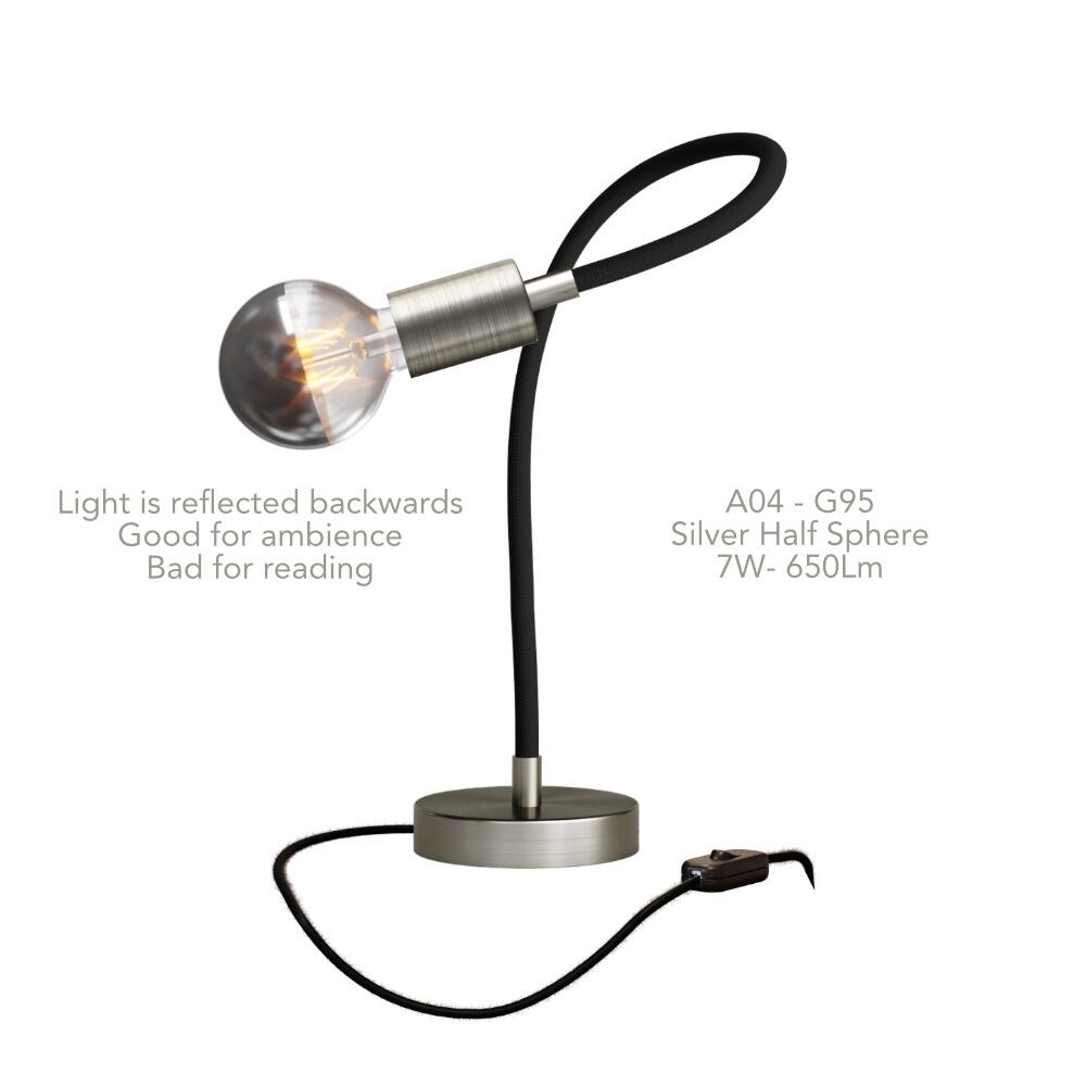 Charcoal Black Table Flex Light | powershackshop.co.uk