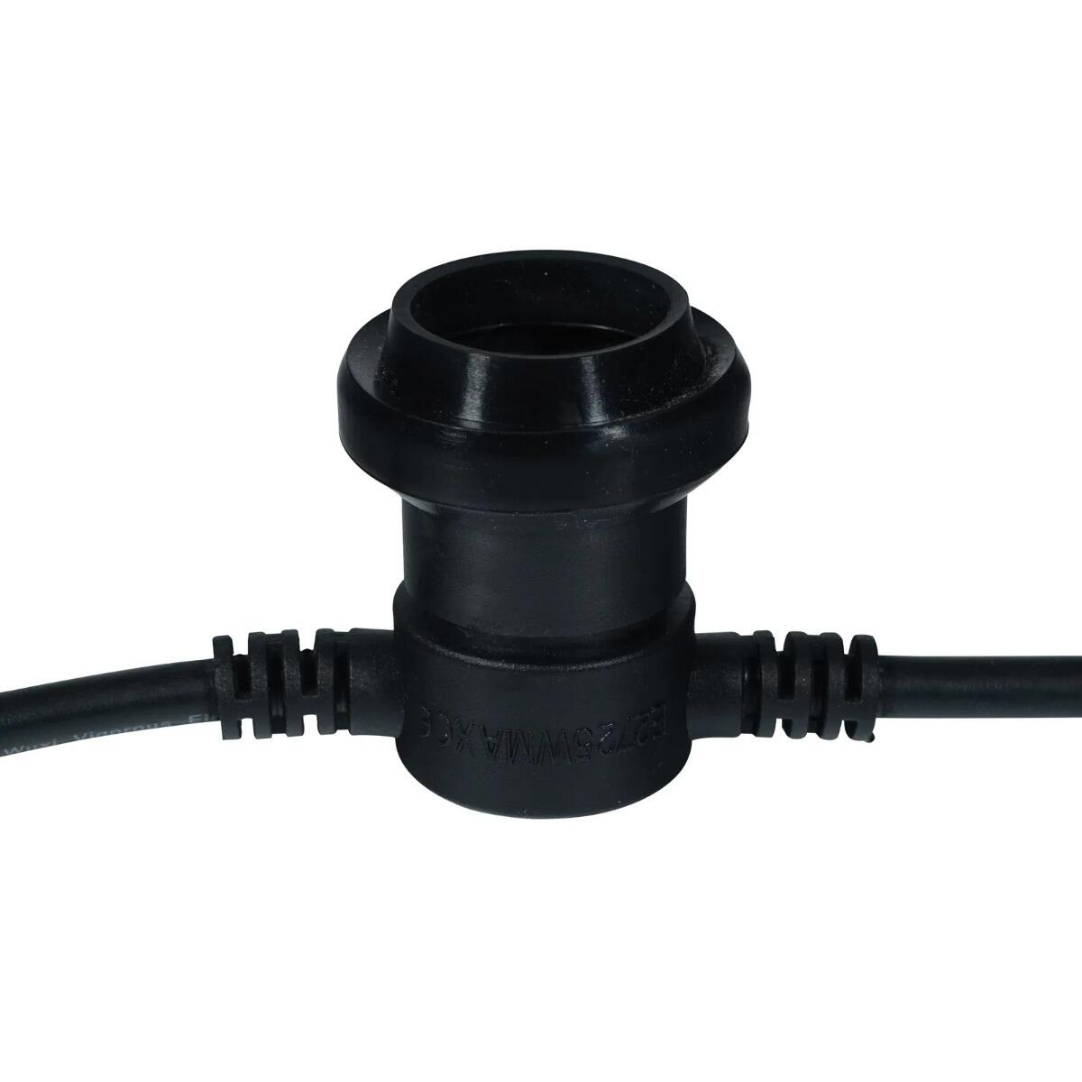 ES Festoon with 1 Metre Spaced Lamp Holders - LEDJ Commercial | powershackshop.co.uk