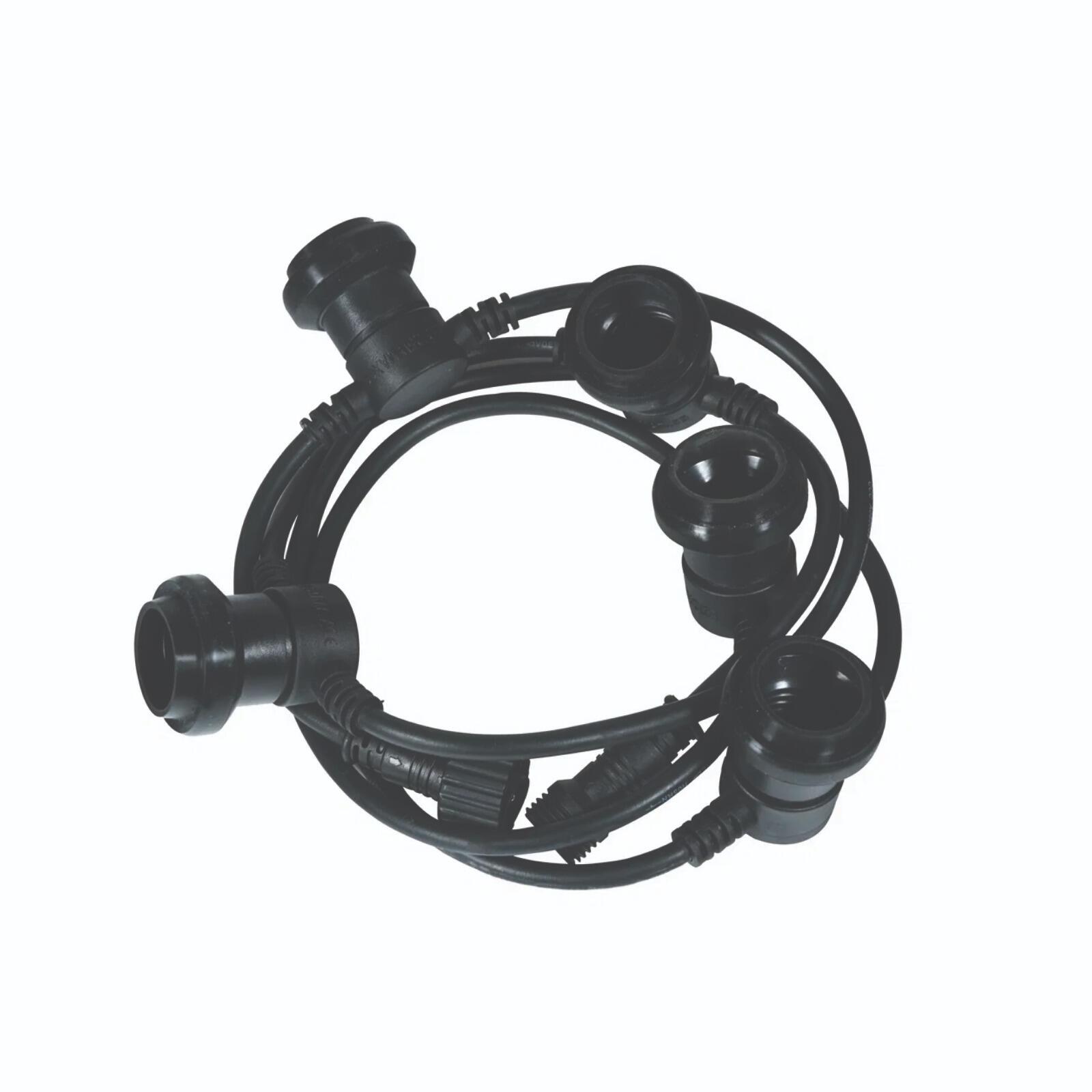 ES Festoon with 1 Metre Spaced Lamp Holders - LEDJ Commercial | powershackshop.co.uk