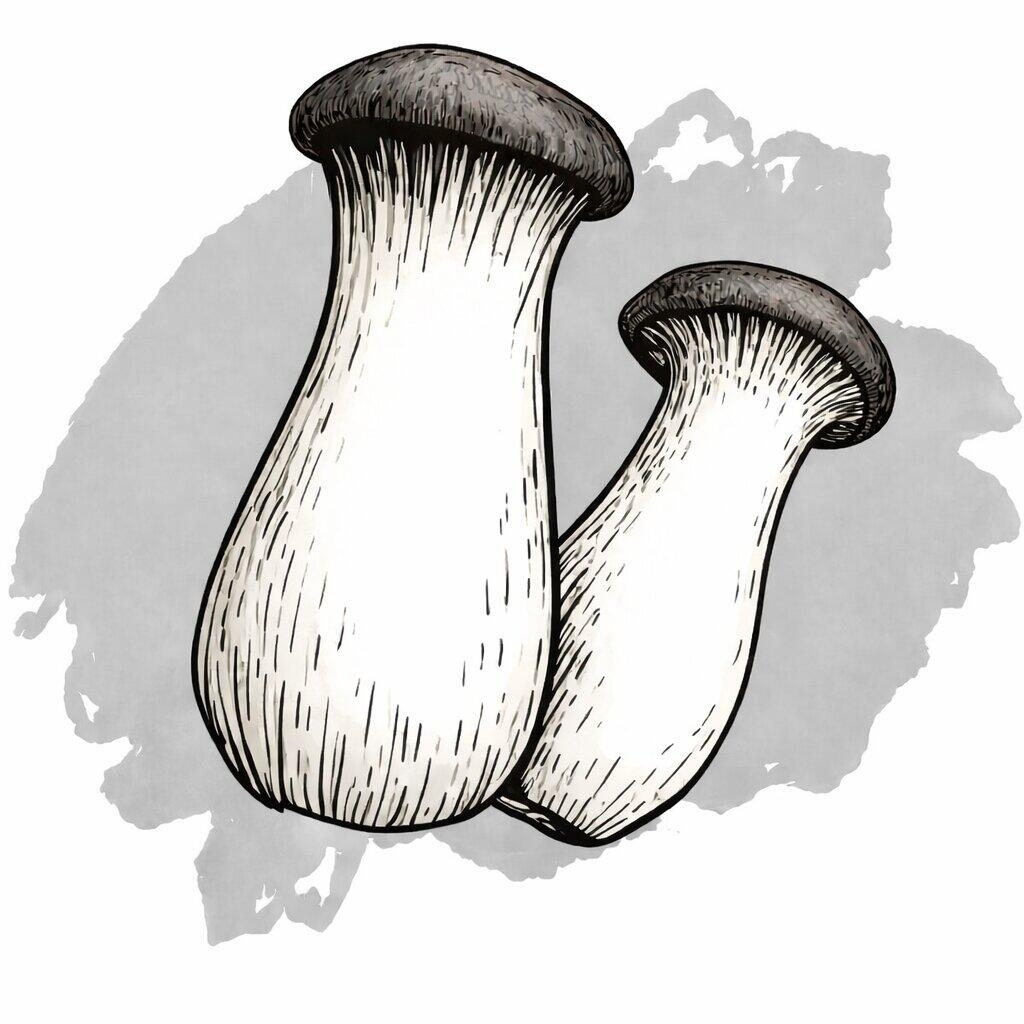 Image ofBlack Pearl Oyster Mushroom Growing Kit
