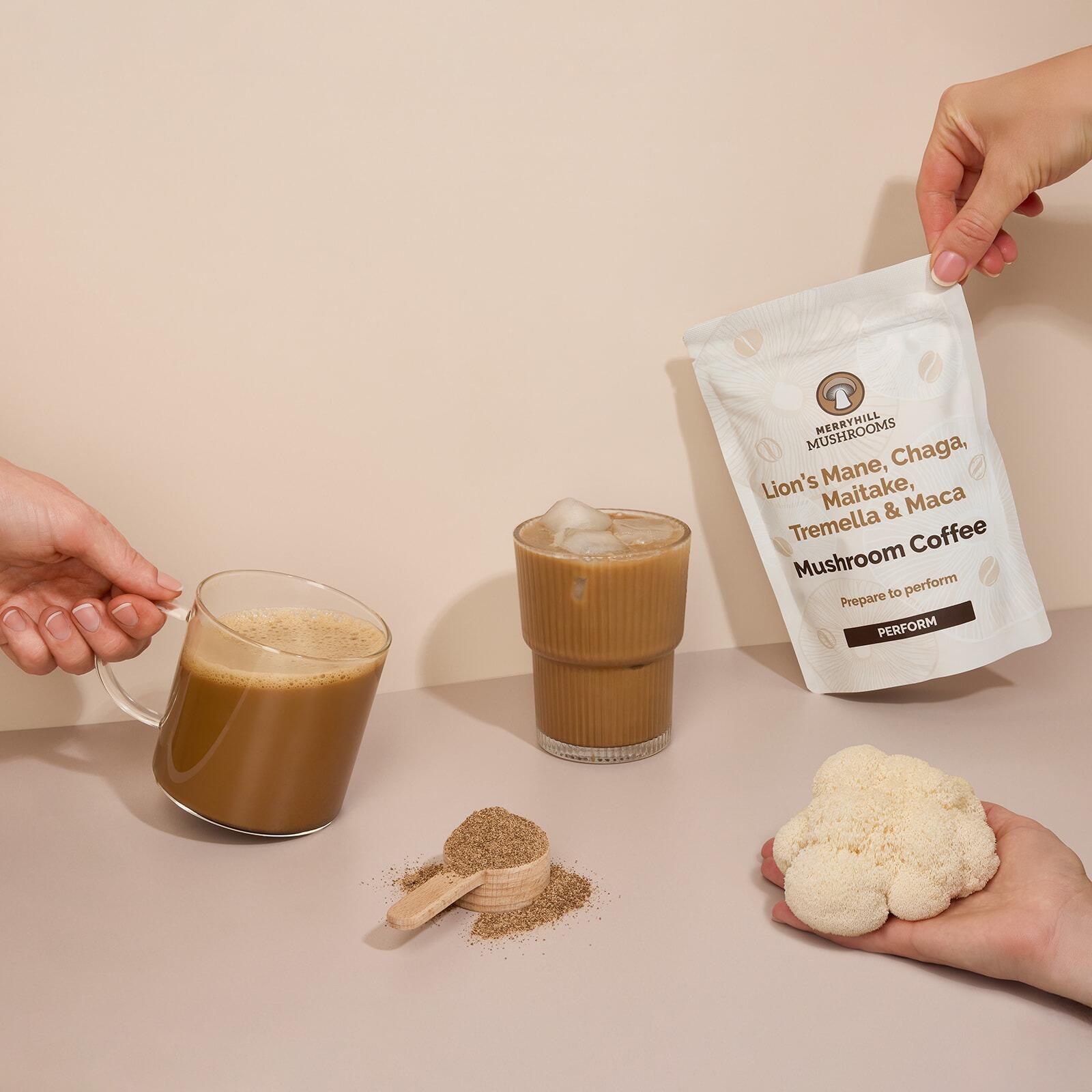 Perform mushroom coffee lifestyle image