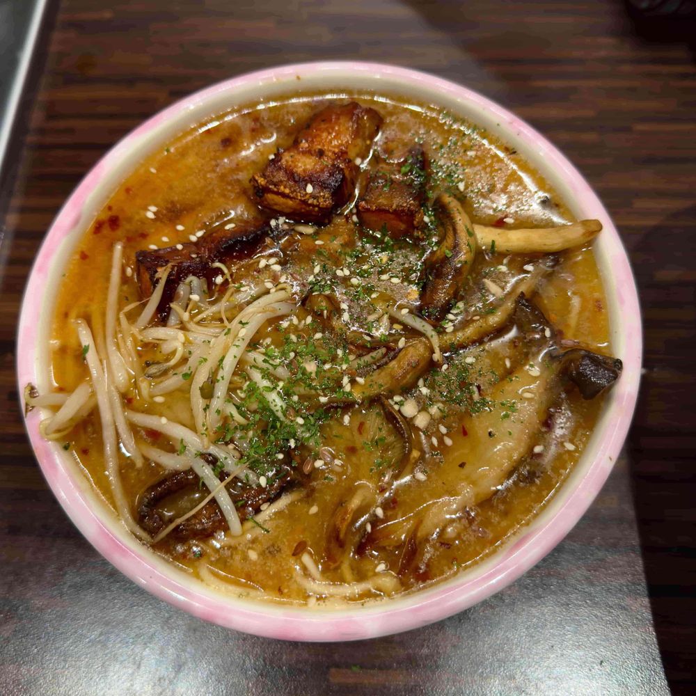 White Oyster Mushroom Ramen