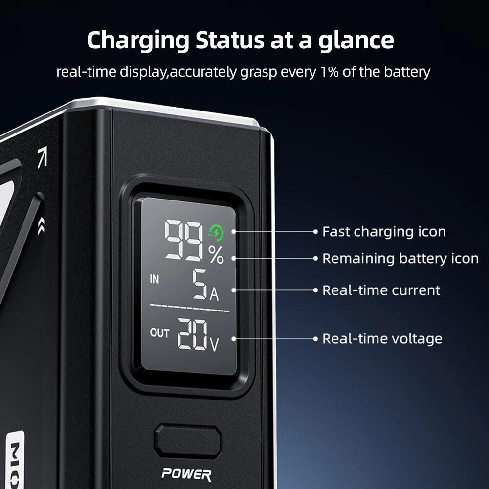 MOVESPEED Z70 Pro Max 70000mAh Power Bank 145W with 3-Level Lighting and SOS Mode for Camping