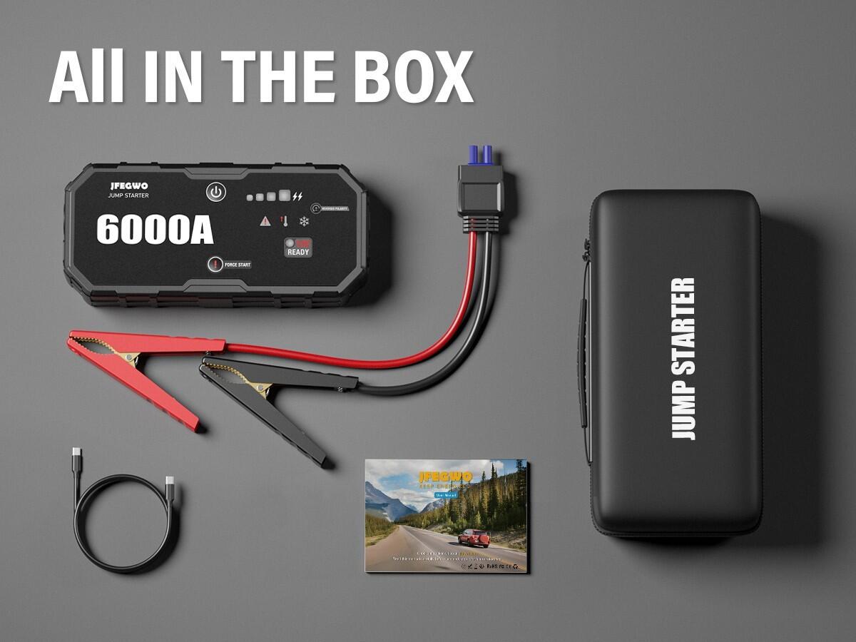 6000A Car Jump Starter
