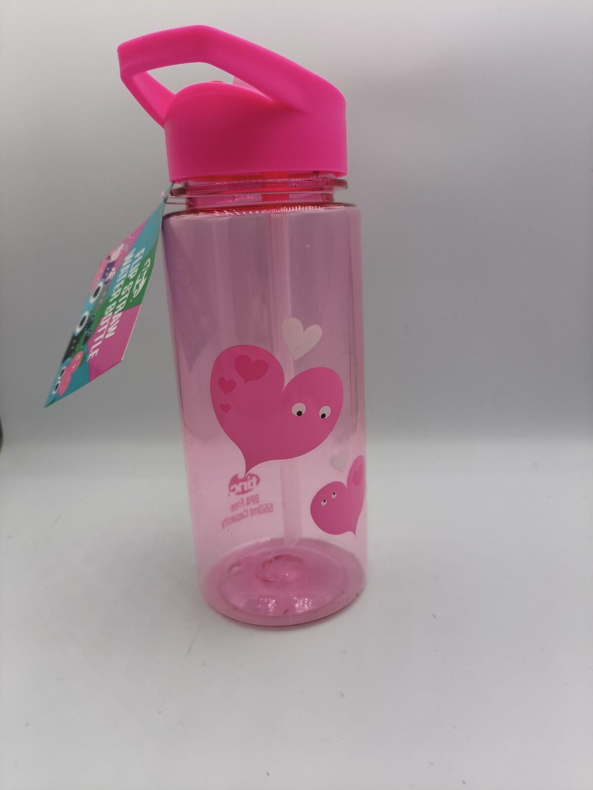 Tinc flip straw bottle pink