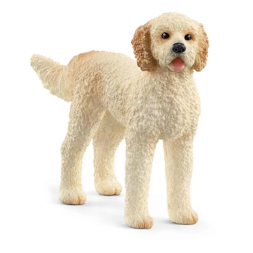 Realistic Goldendoodle Figure
