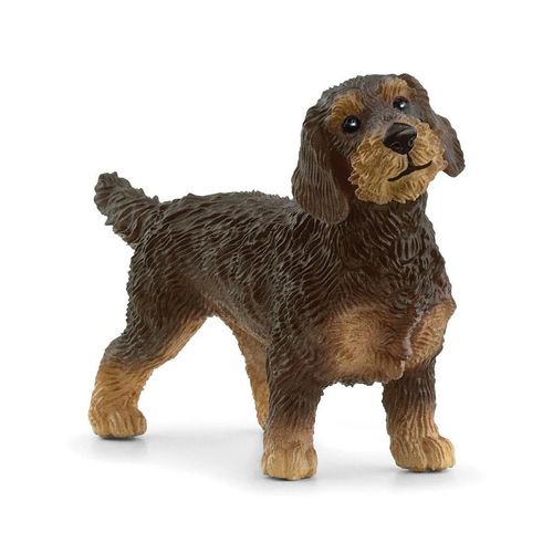 Realistic Wire-Haired Dachshund Figure