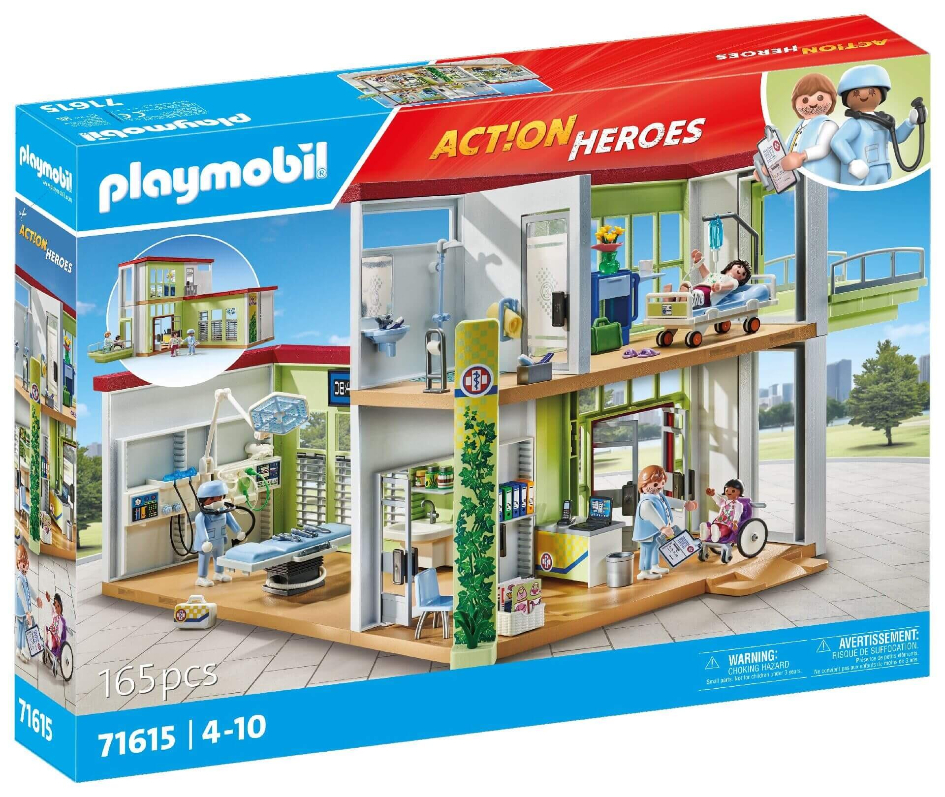 Playmobil Modern Hospital in box packaging
