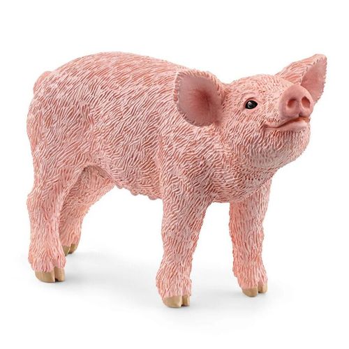 Toy Piglet Figure Close-Up