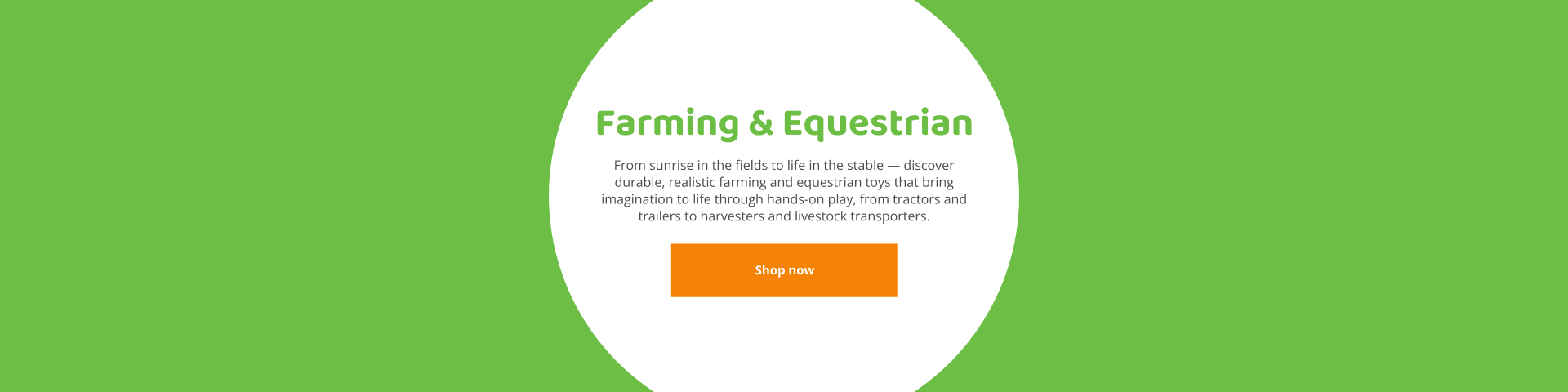 Farming Landing Banner