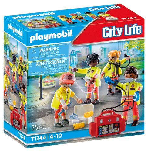 PLAYMOBIL 71244 Medical Team in box packaging