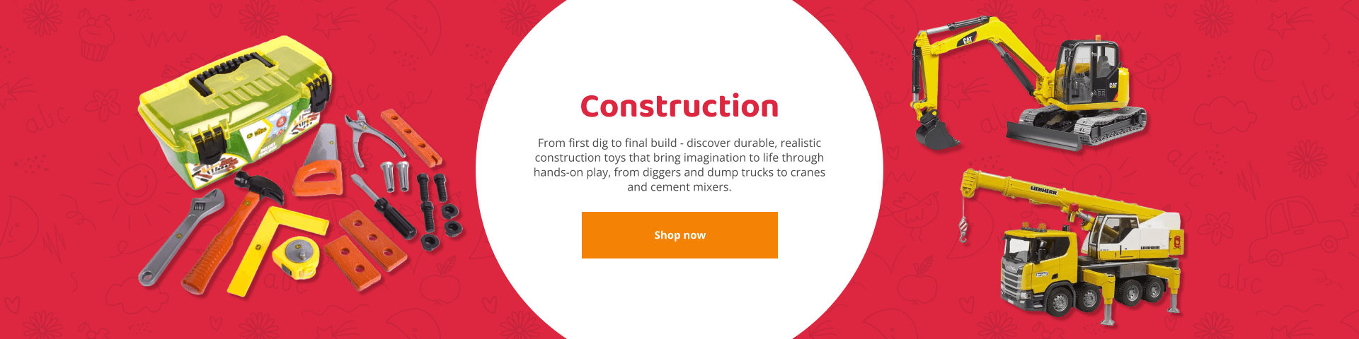 Construction Landing Banner