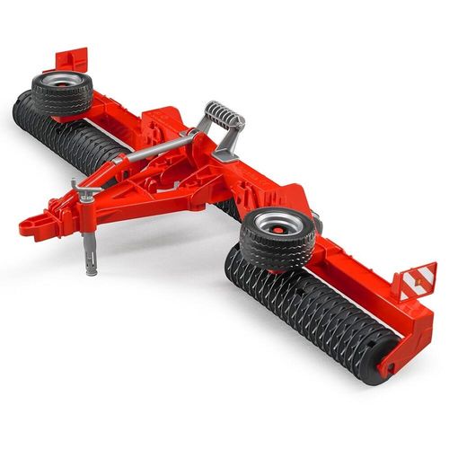 Bruder Cambridge Roller toy attachment in red with three rolling sections