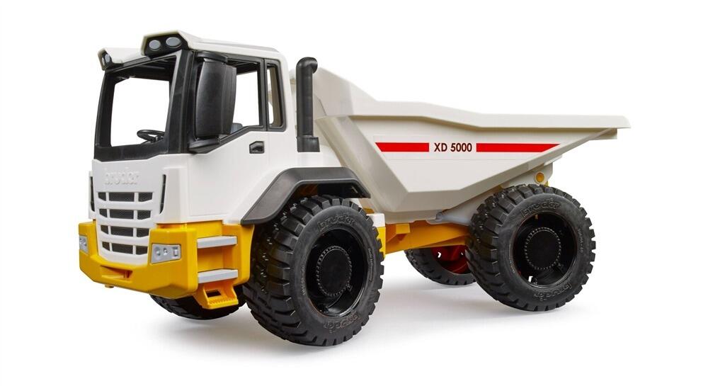 Front angle view of Bruder Roadmax Dump Truck