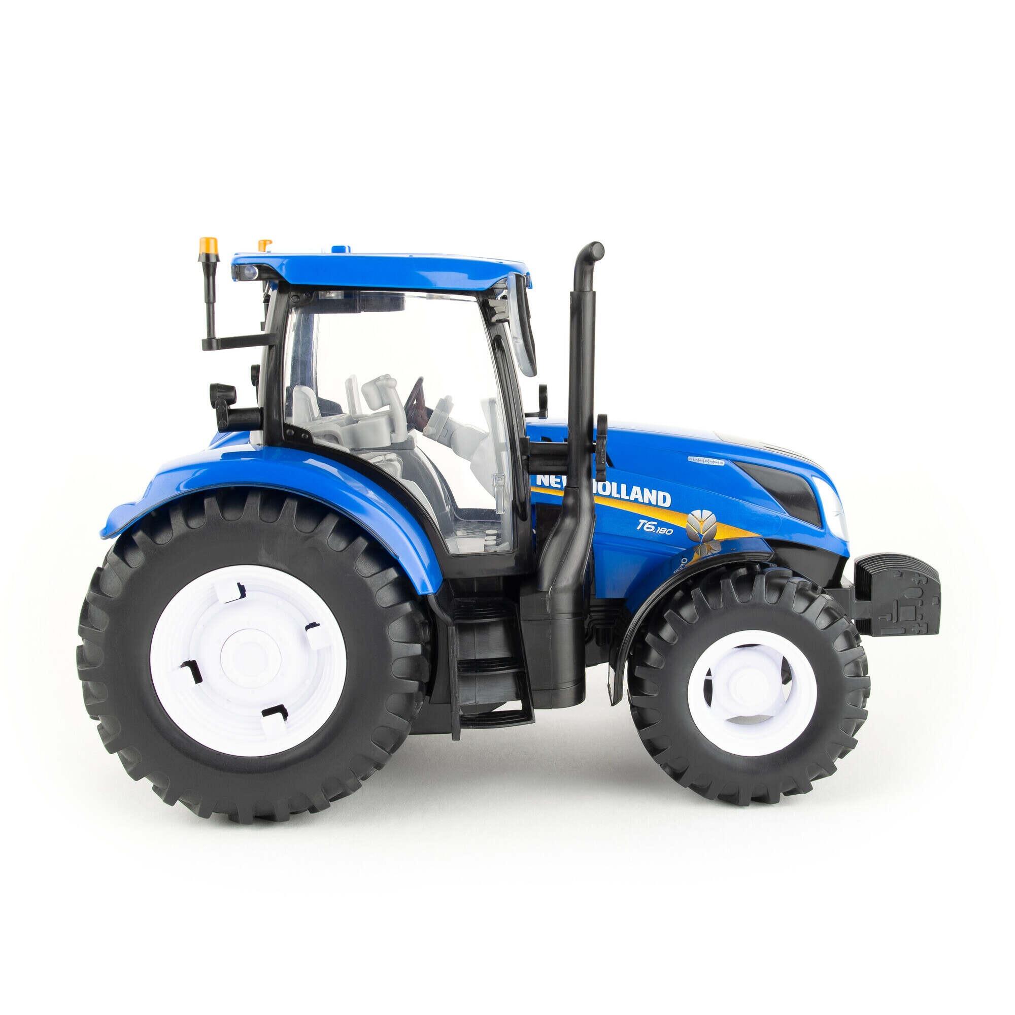 Britains RC New Holland T6.180 tractor angled side profile