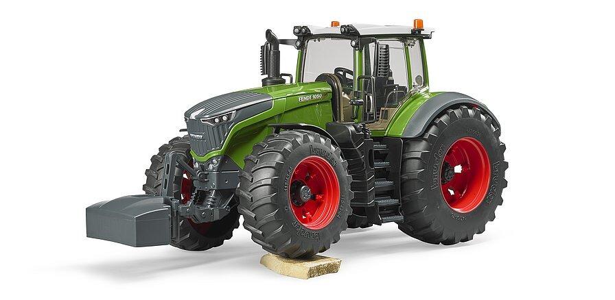 Bruder Fendt 1050 Vario tractor with oscillating front axle and wheel chock