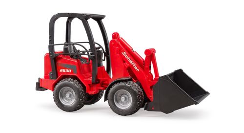 Schaffer Compact Loader 2030 toy model with front bucket raised