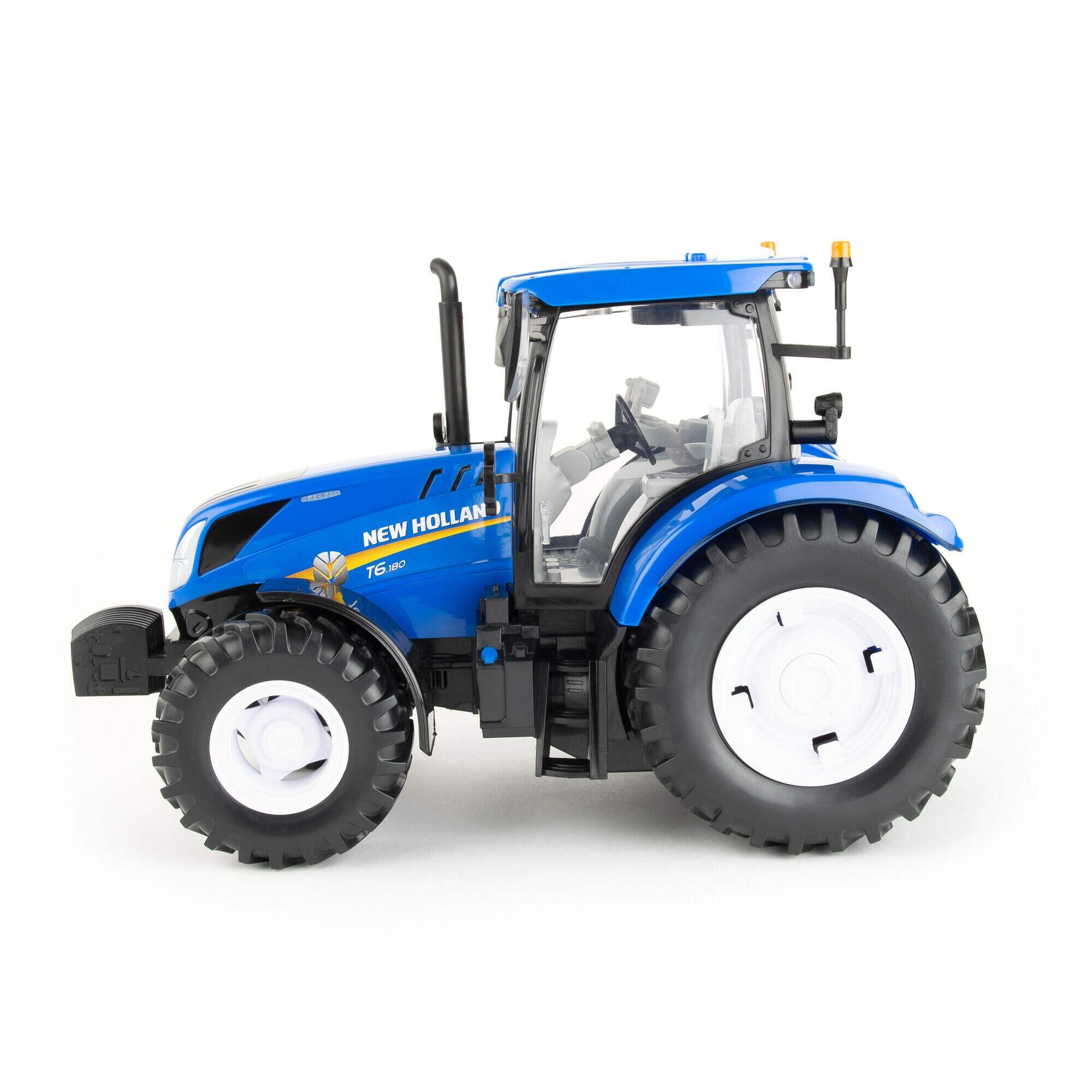 Left side close-up of Britains RC New Holland T6.180 tractor