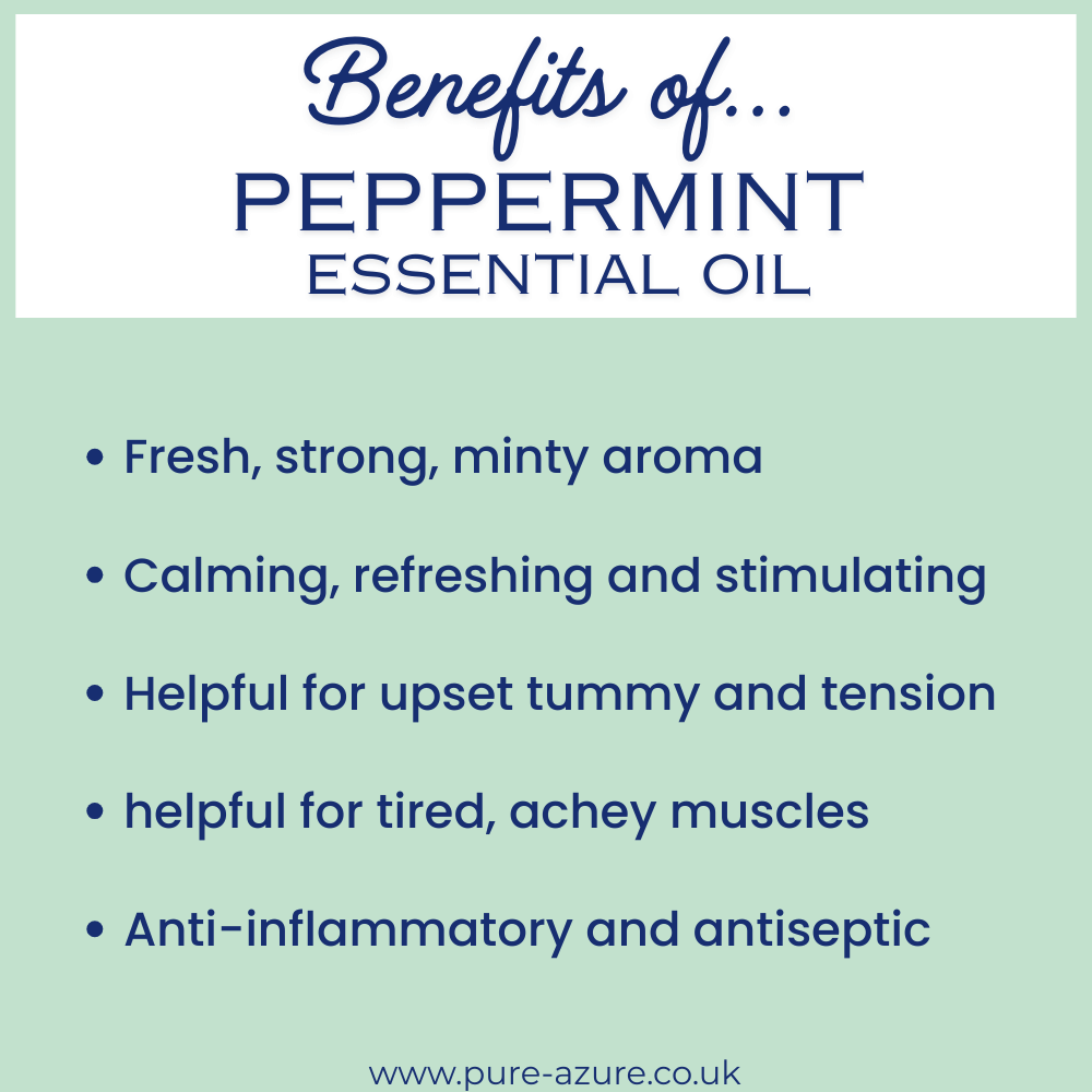 English peppermint essential oil benefits