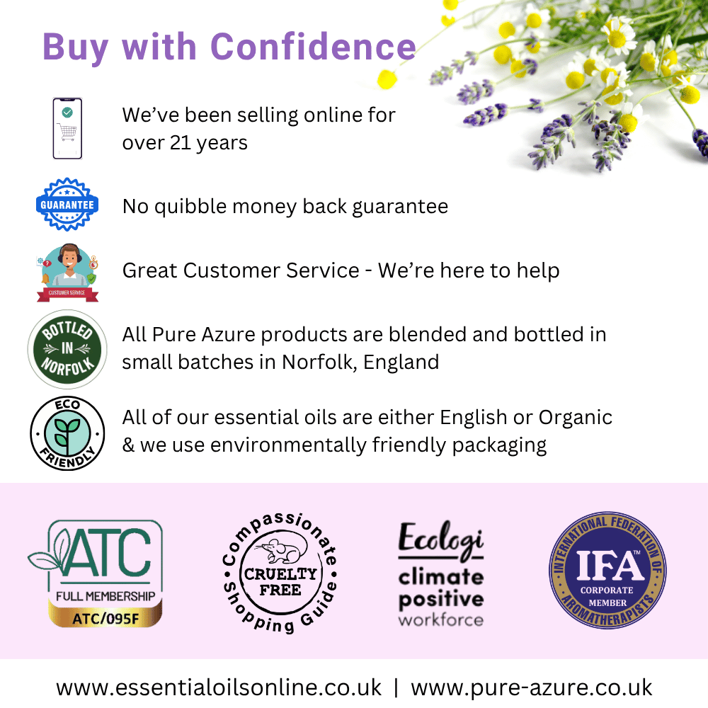 Pure Azure Aromatherapy service banner