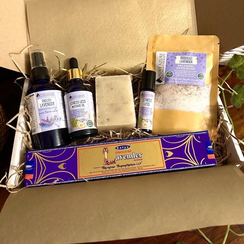 English lavender relaxation hamper