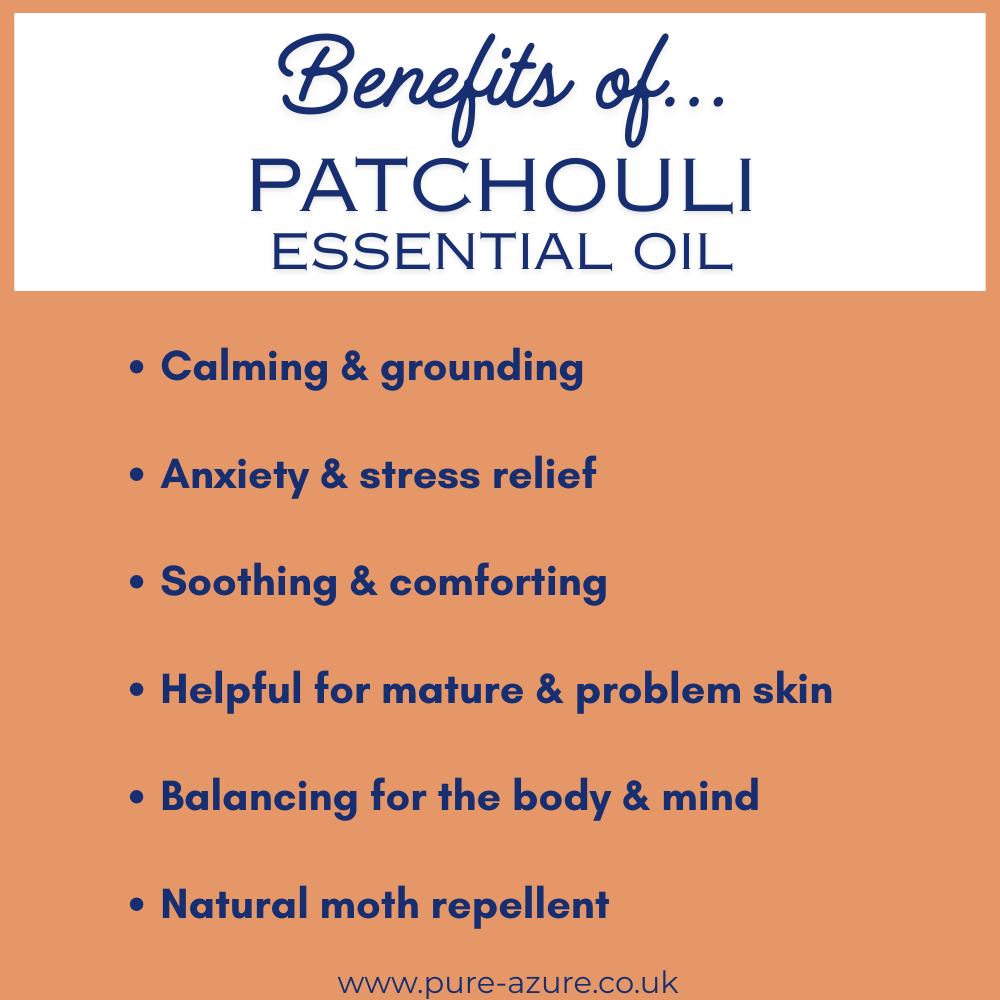 Organic Patchouli essential oil benefits