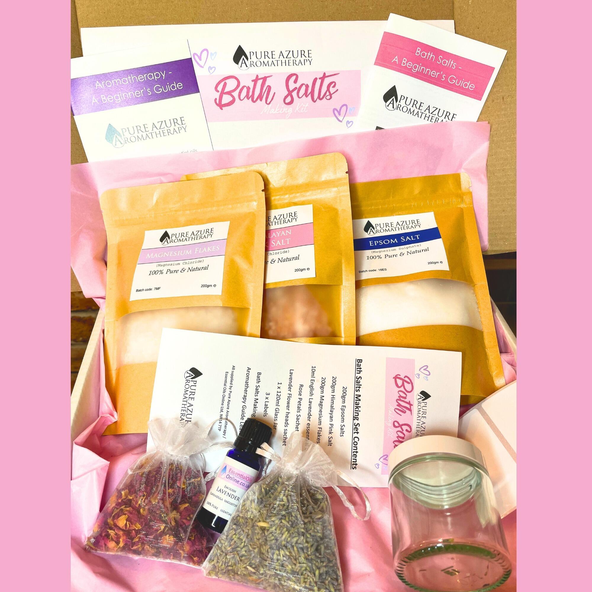 Bath salts DIY craft set