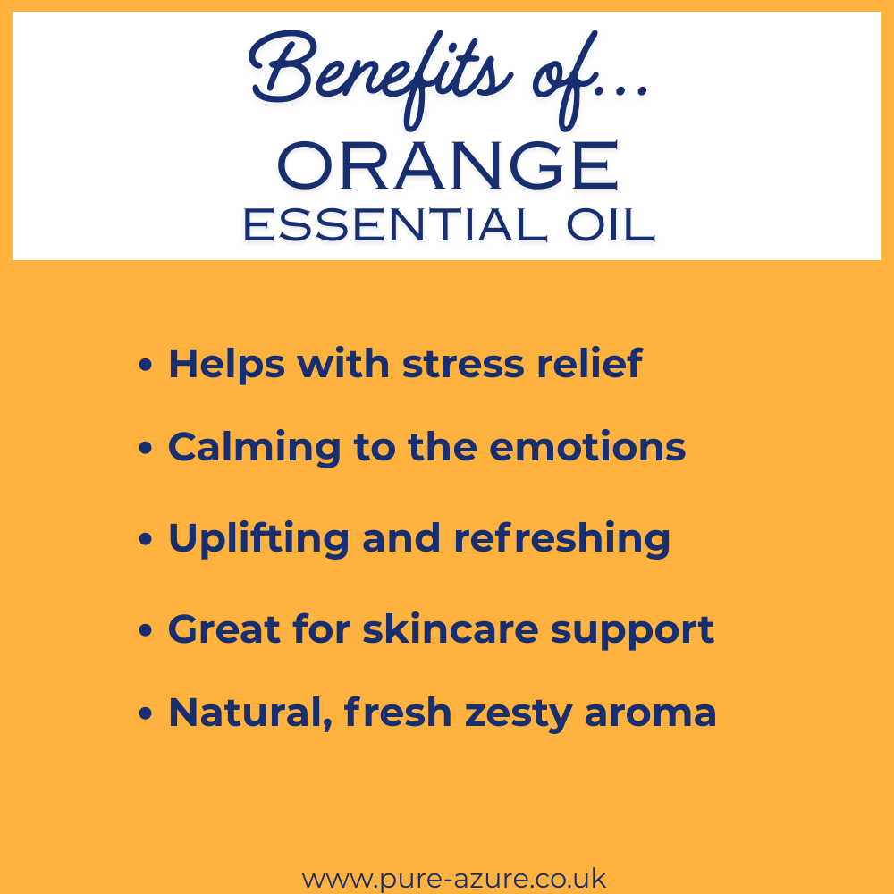 Organic orange essential oil benefits