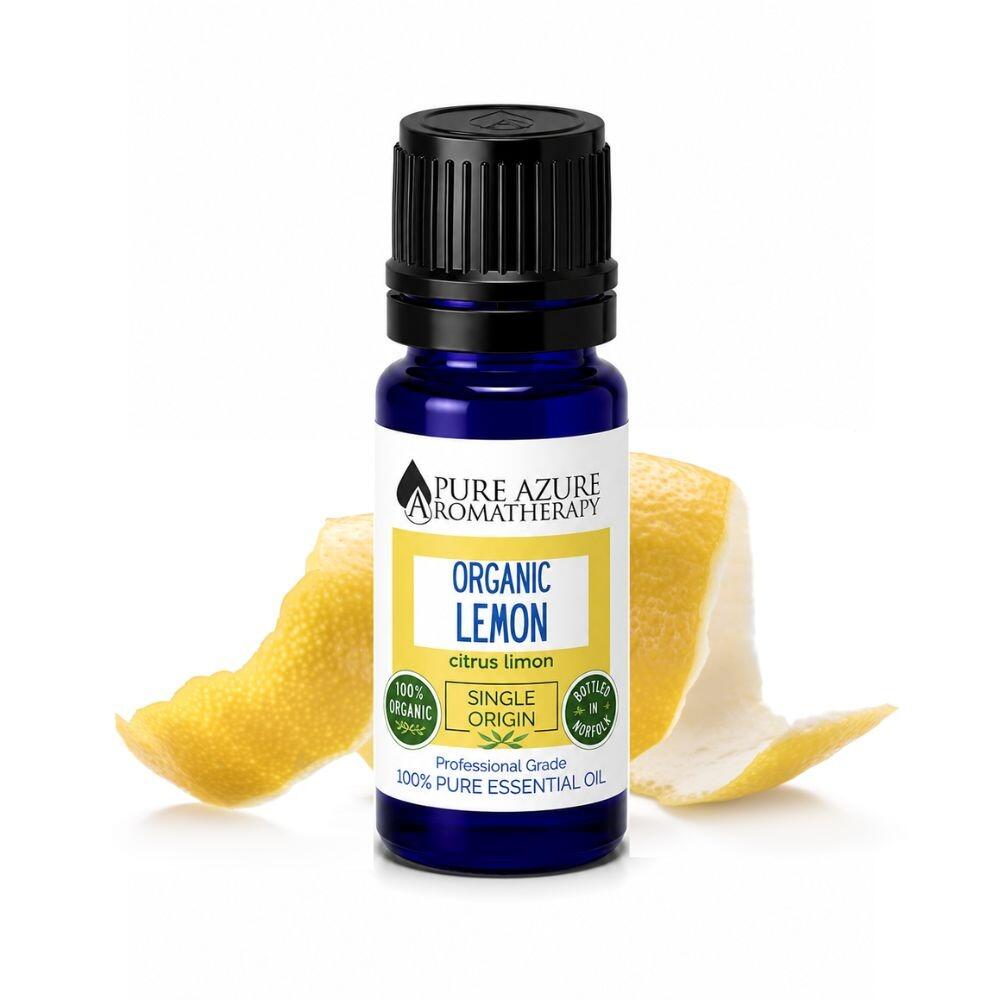 Organic lemon essential oil web
