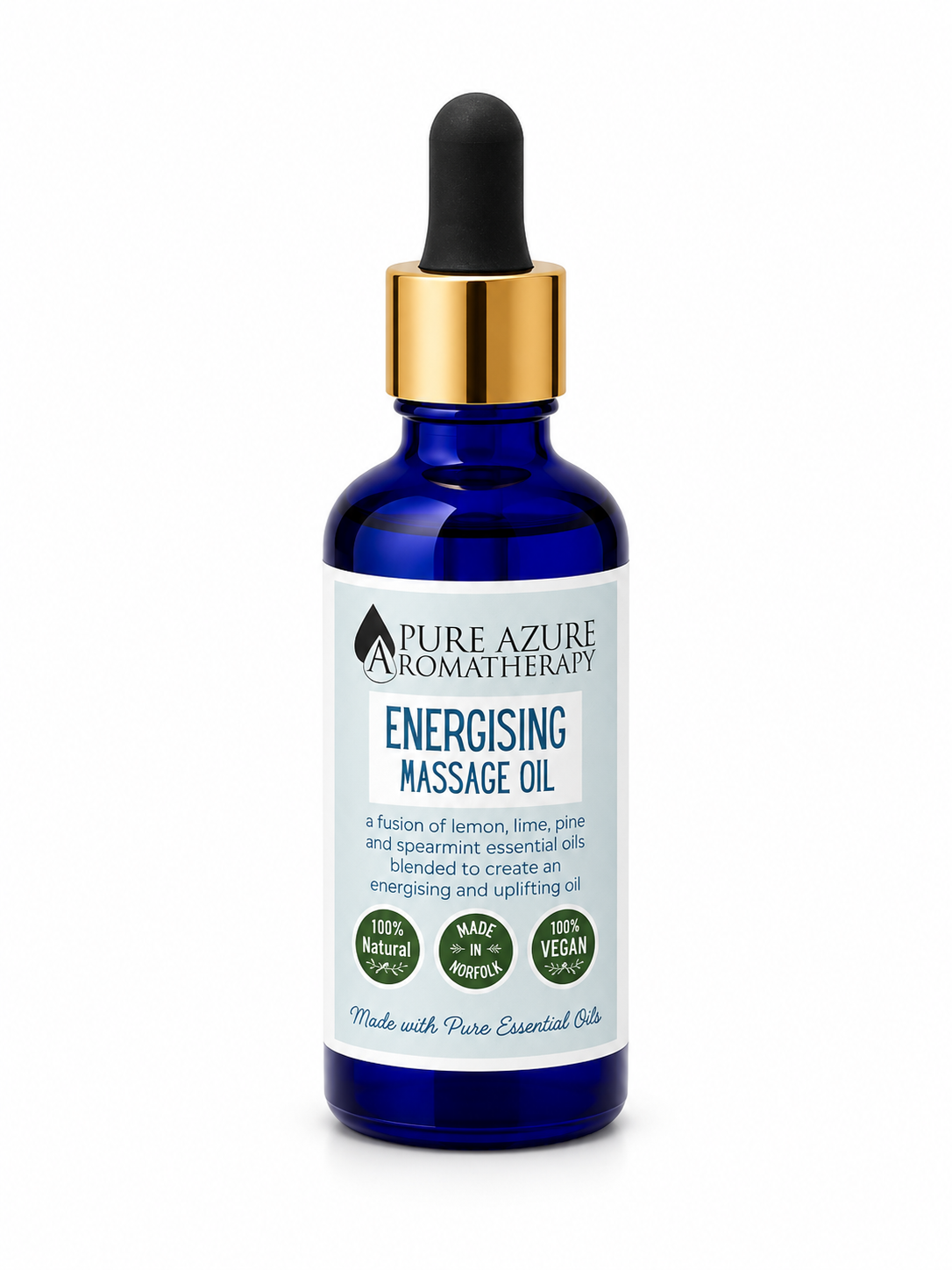 Energising Massage Oil Pure Azure