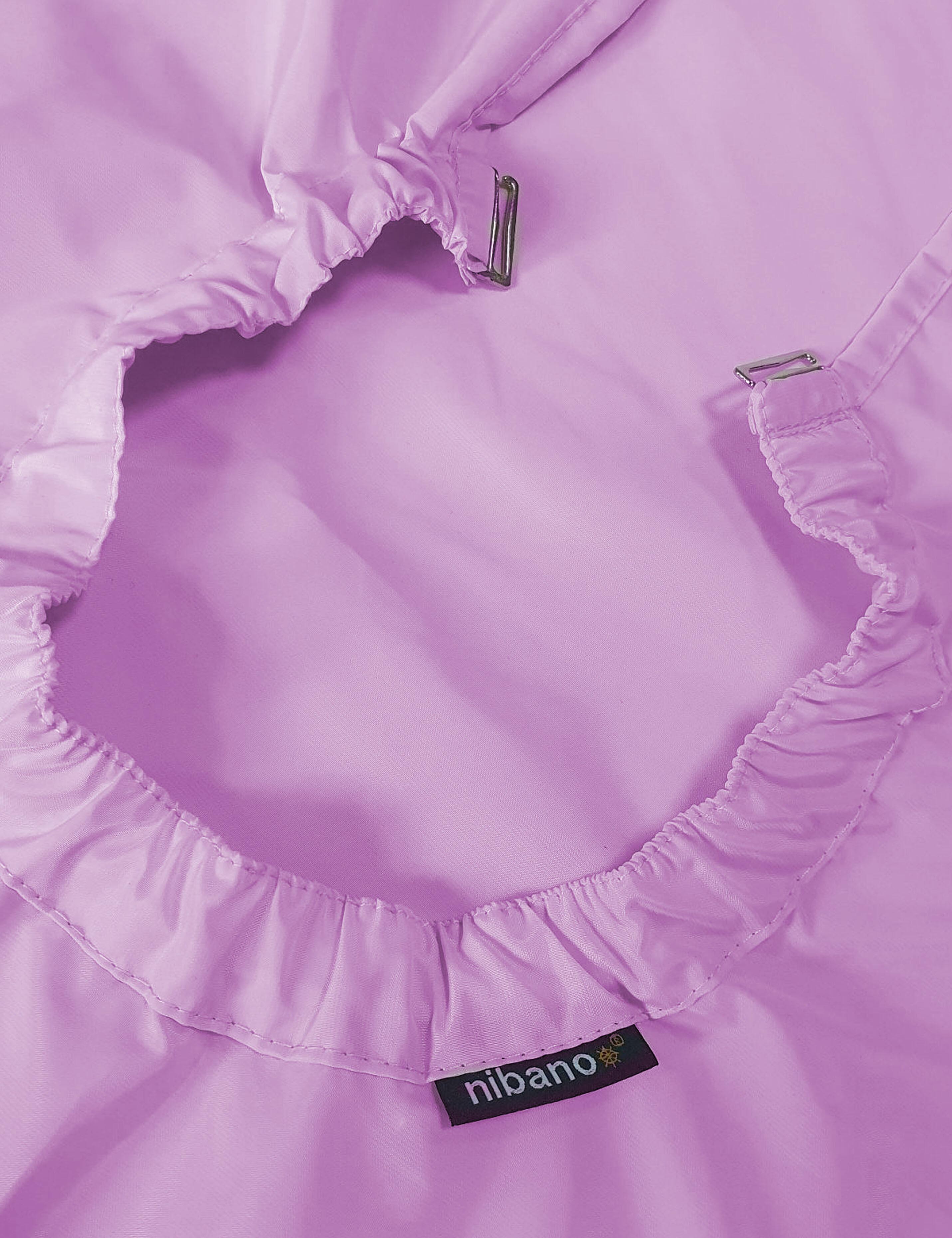 Professional pink barber gown equipped with adjustable neck clips for US shops.