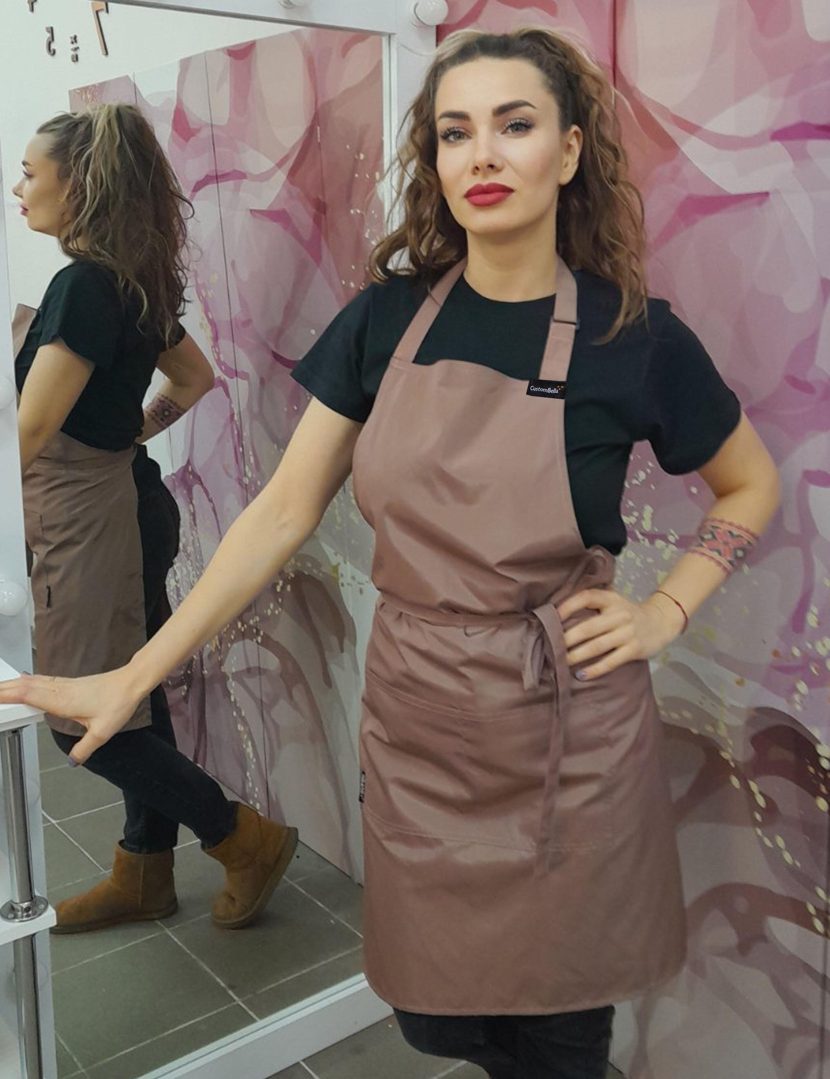 High-end coffee waterproof utility apron engineered for top-rated American barbers