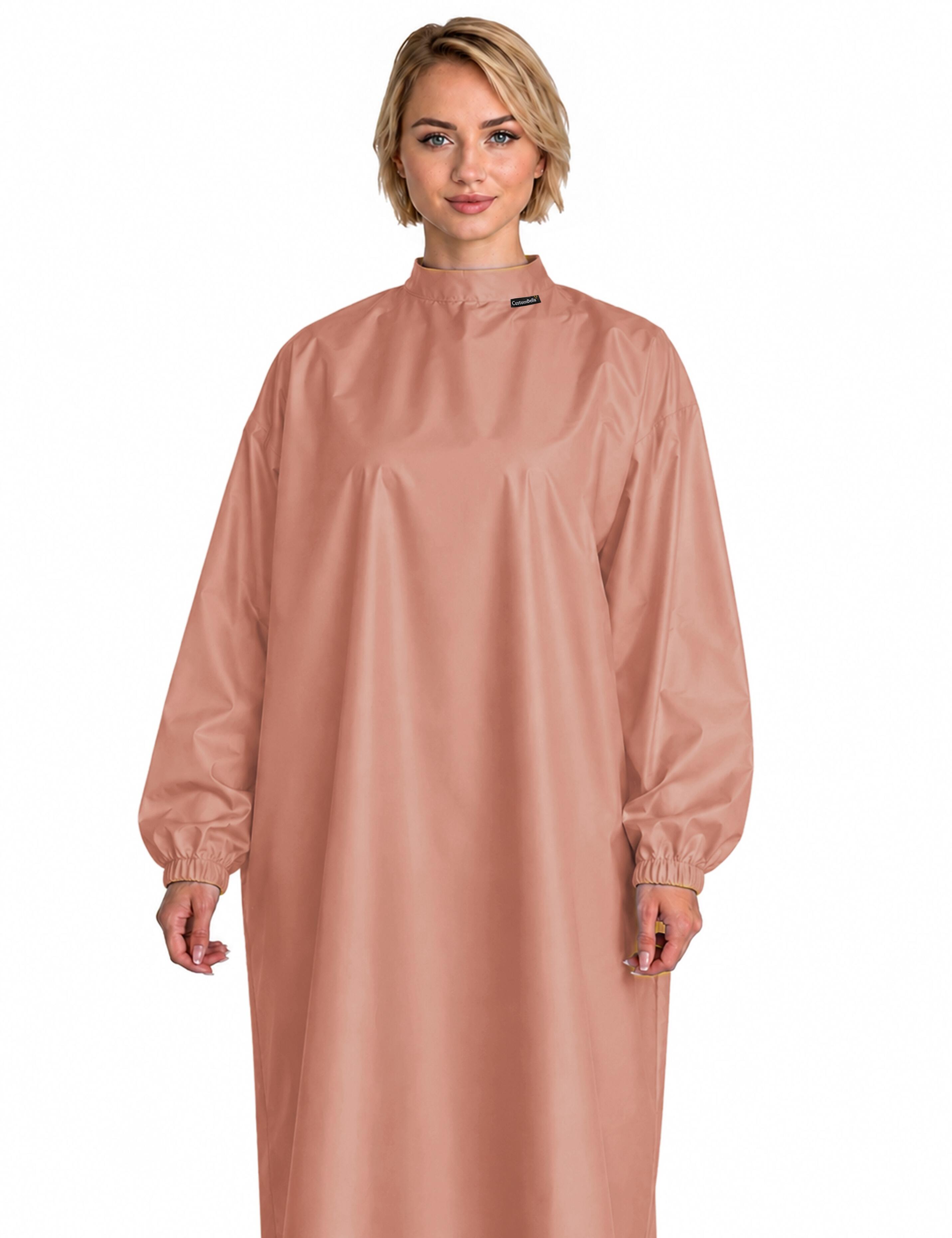 Best rated powder client gown with sleeves for professional hair colorists and beauty bars