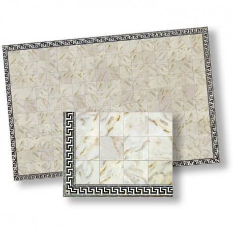 1/24th scale White Marble Floor Tiles