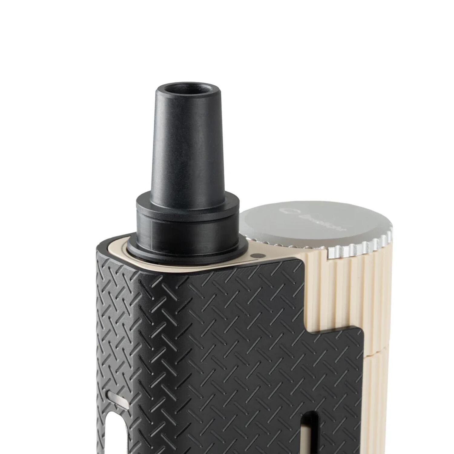 Limelight Frolic vaporizer with WPA adapter attached – connection point close‑up