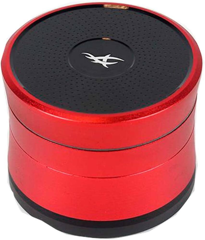Solinder 62mm Herb Grinder in Red – 4‑Part Design by AFTER GROW