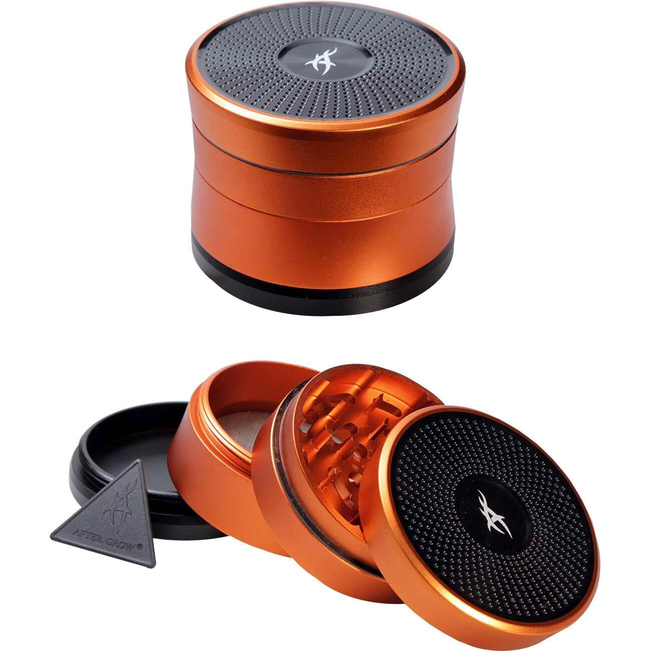 Solinder 62mm Herb Grinder in Orange – Colourful 4‑Part Herb Grinder