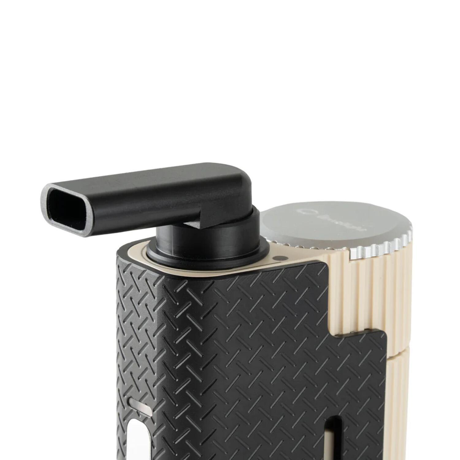 Limelight Frolic Fold‑Out Mouthpiece rotated to the side, black Ultem accessory for Frolic Vaporizer.