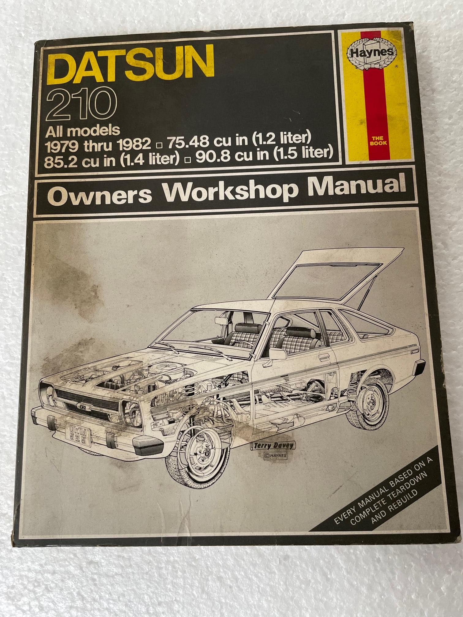 HAYNES DATSUN 210 197982 OWNERS MANUAL 246 PAGES