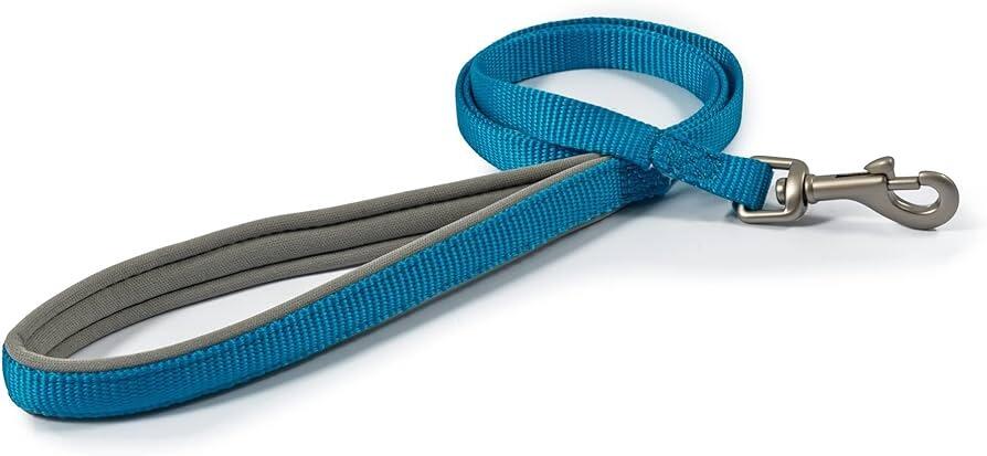 Ancol Padded Nylon Lead Blue