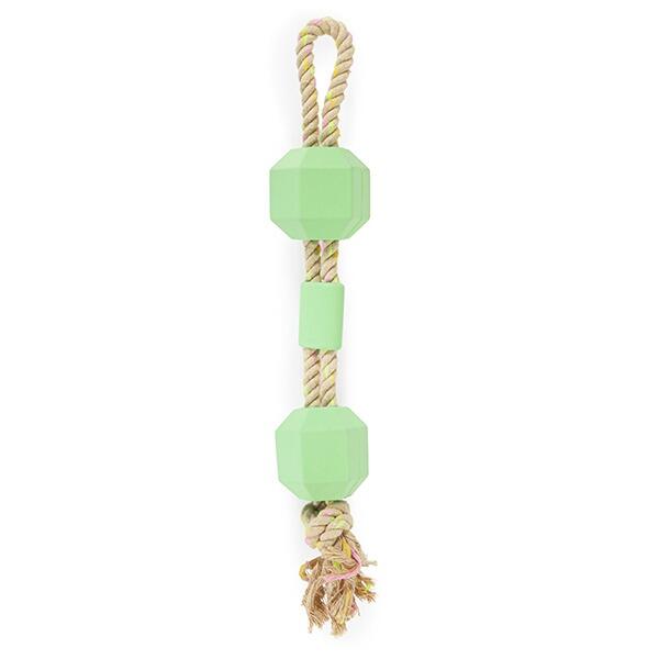 Mint Flavour Rubber & Rope Toy