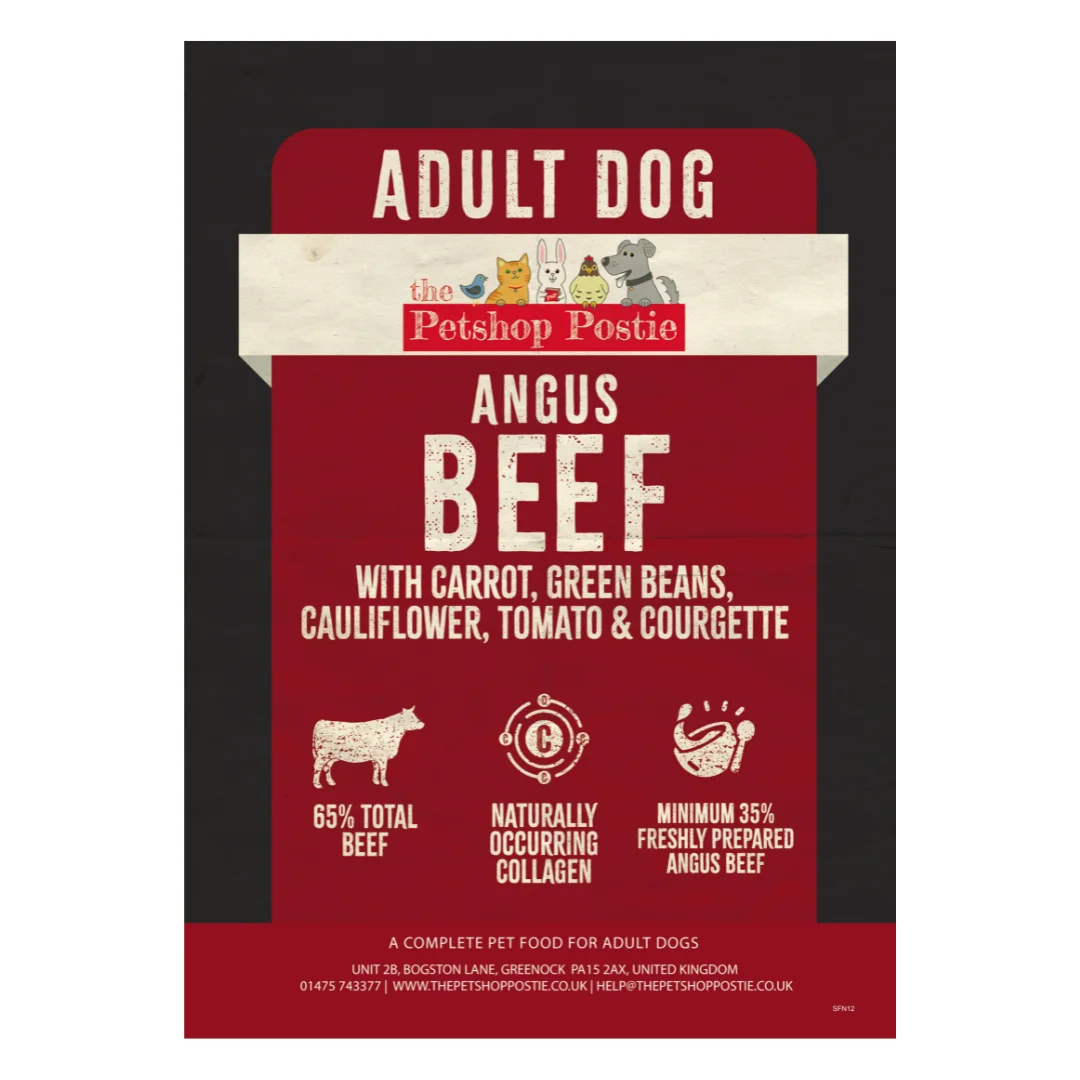 Petshop Postie Superfood 65 Angus Beef 2kg