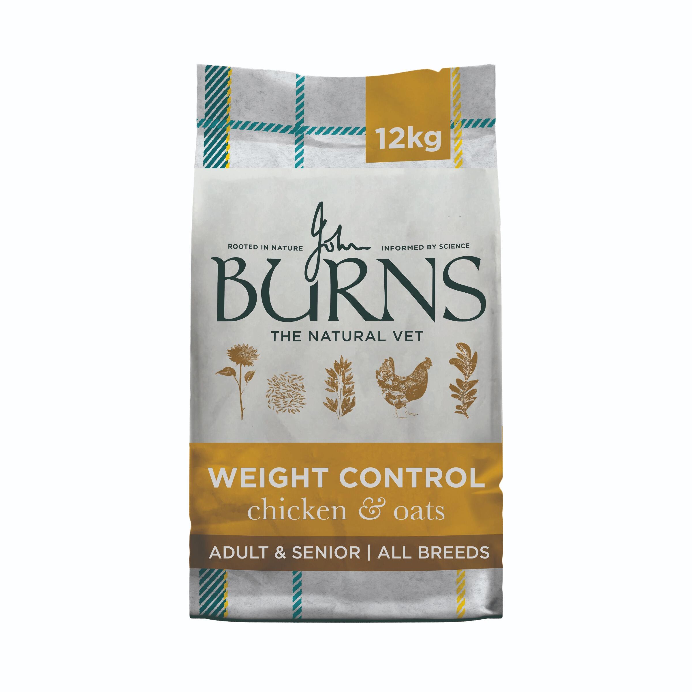 Burns Weight Control Chicken and Oats 12kg New Packaging