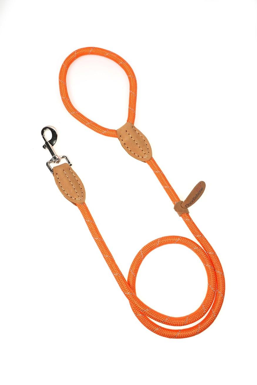 Doodlebone Originals Rope Lead Tangerine
