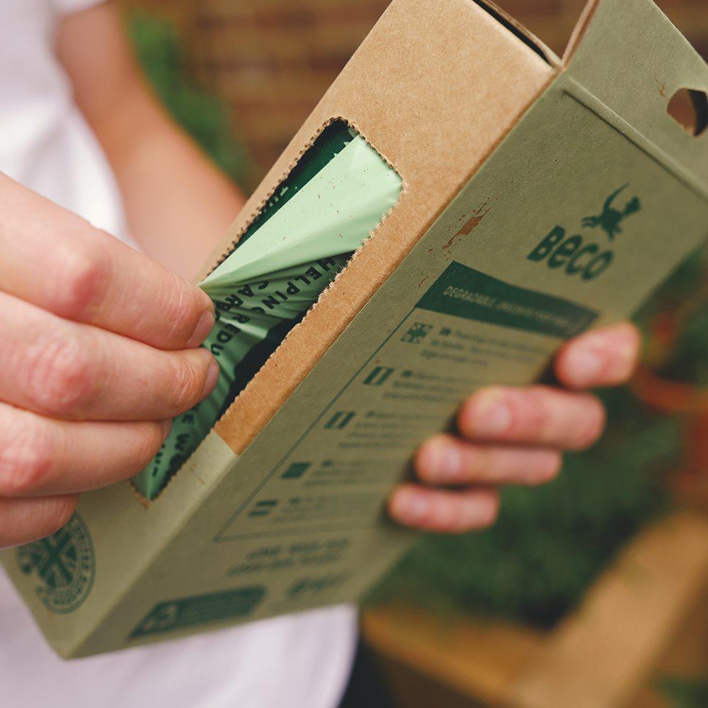 Beco Poop Bags with Handles, dimensions