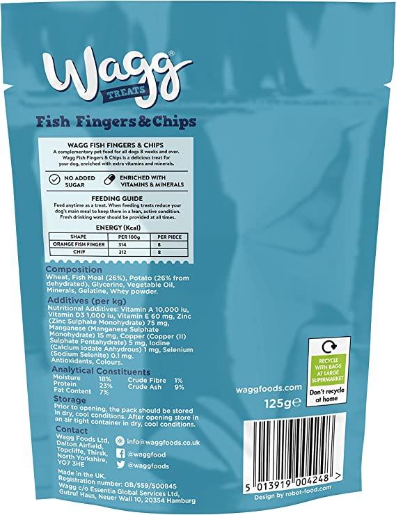 Wagg Fish Fingers and Chips Dog Treats
