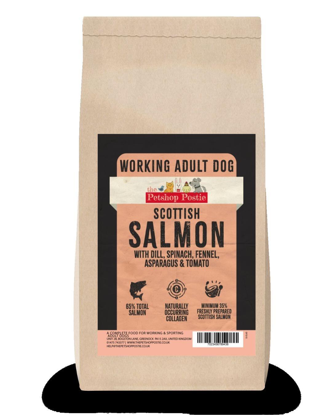 Petshop Postie Superfood 65 Scottish Salmon for Working Dogs 15kg
