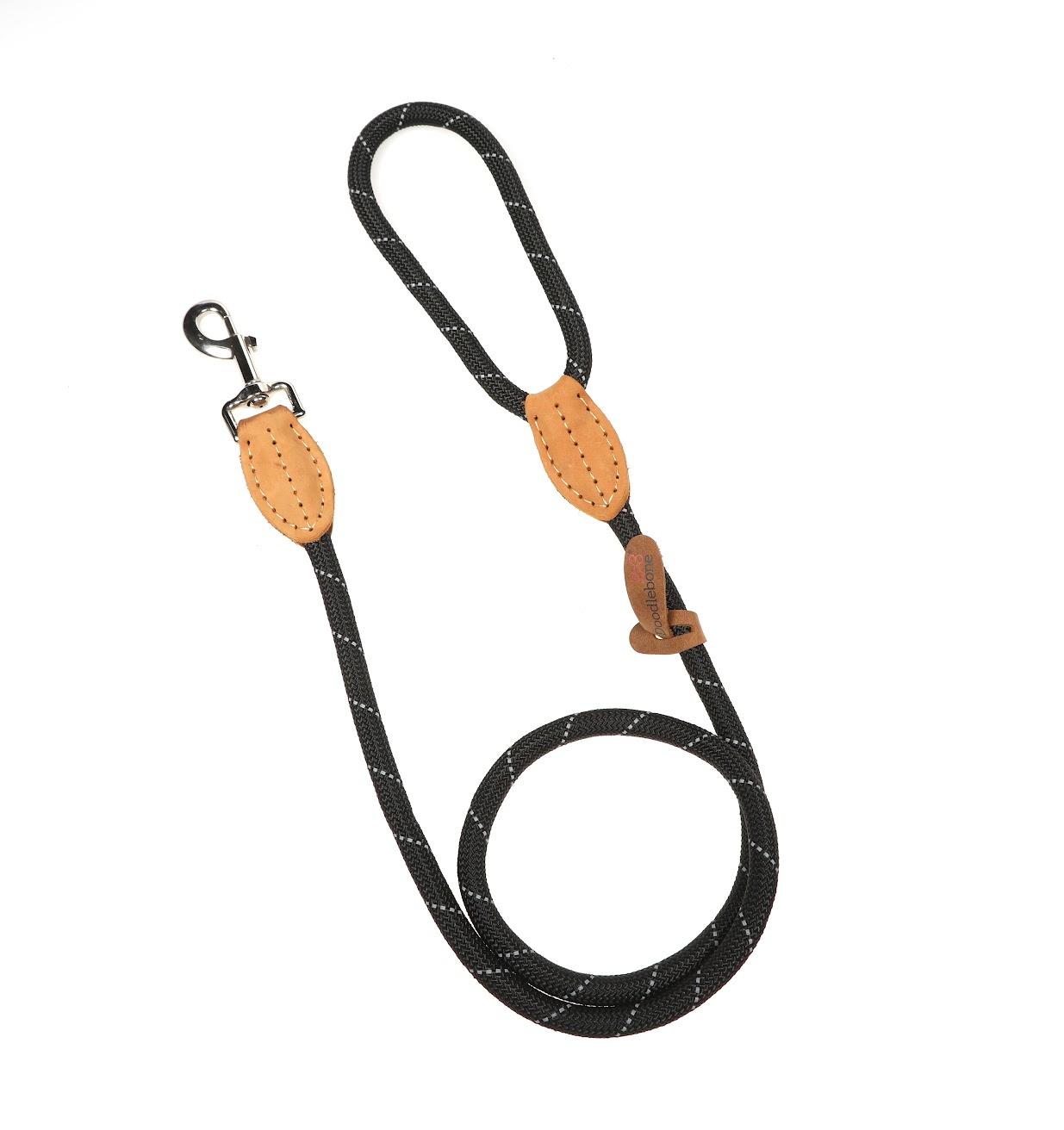 Doodlebone Originals Rope Lead Coal