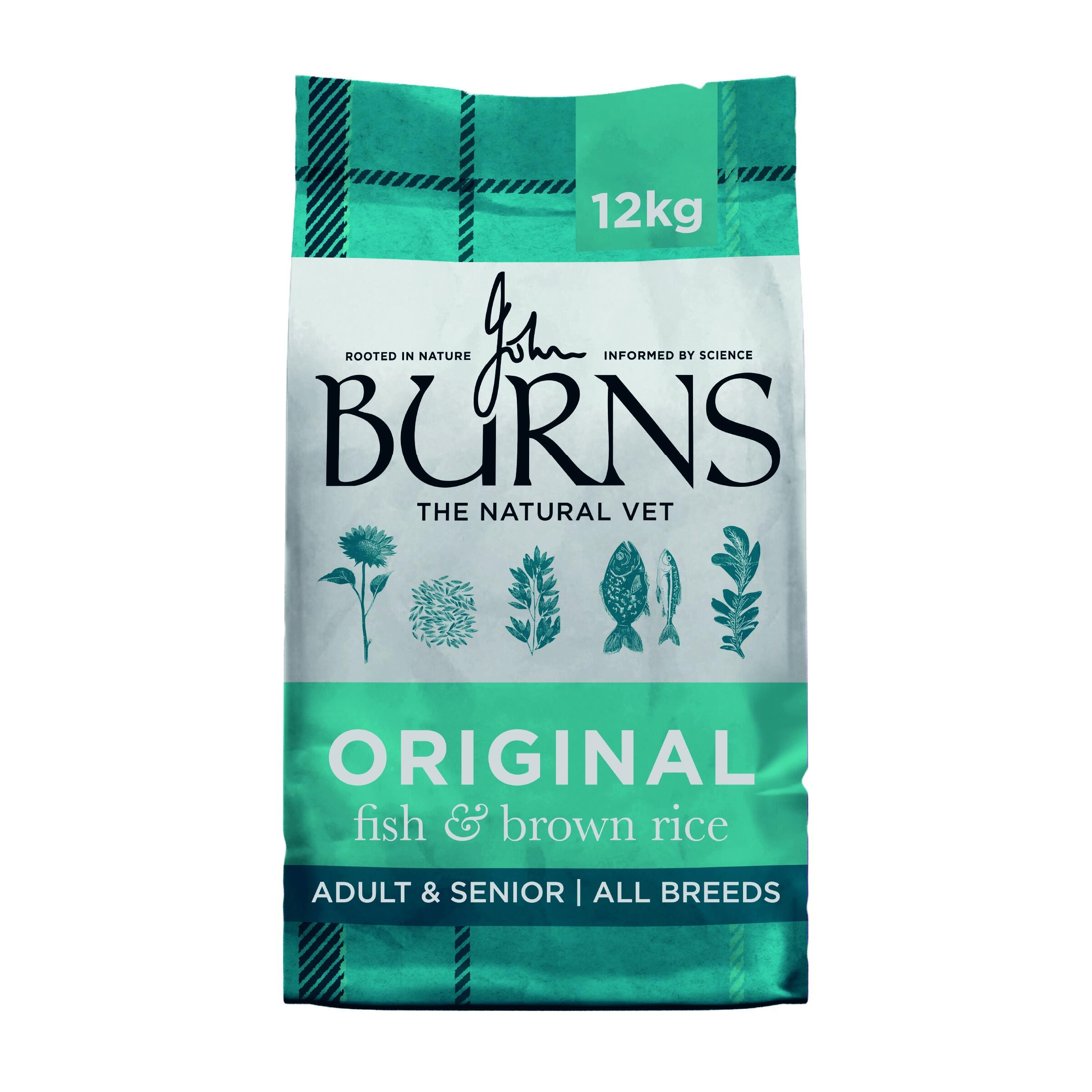 Burns Original Fish & Brown Rice 12kg New Packaging